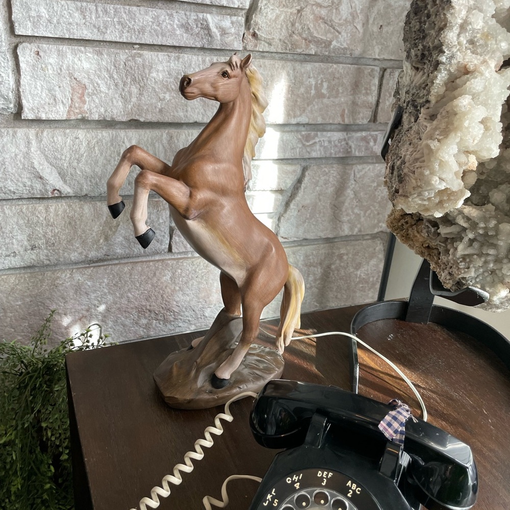 Vintage horse statue